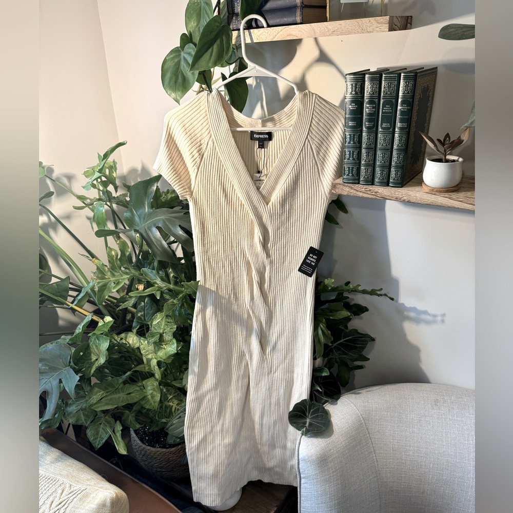 Brand new cable knit bodycon dress with tags!